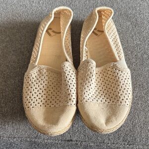Report Cream Espadrille Slip-Ons